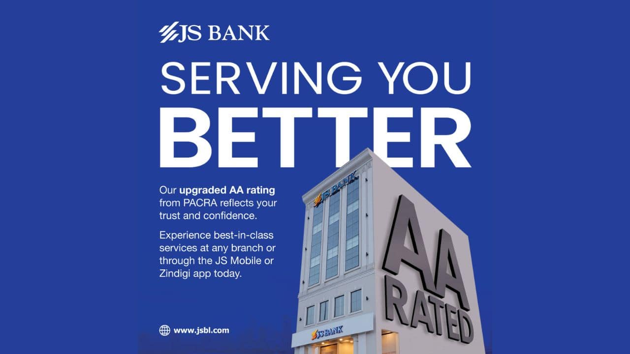 JS Bank PACRA Rating Upgraded to “AA” for Exceptional Financial Performance