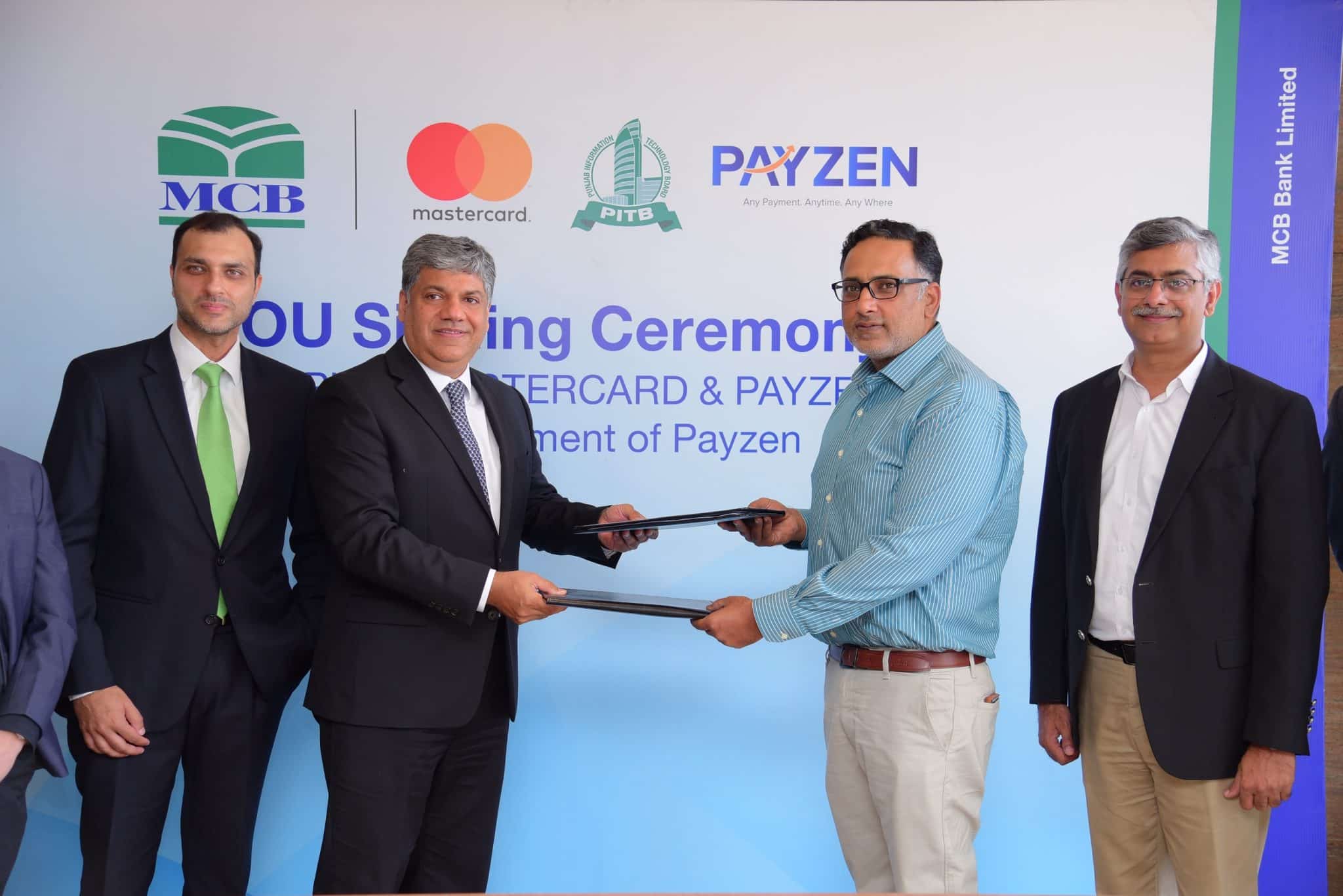 MCB Bank, PITB and Mastercard to Collaborate on PayZen For Digital Payments in Pakistan