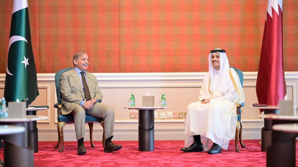 PM Shehbaz, Qatari PM Discuss Trade, Investment Cooperation 
