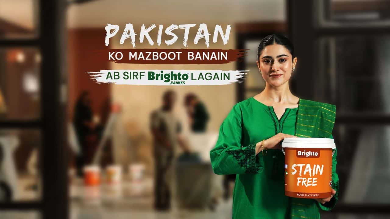 Brighto Paints’ New DVC with Hina Afridi Sparks National Pride and Urges Support for Pakistani Brands