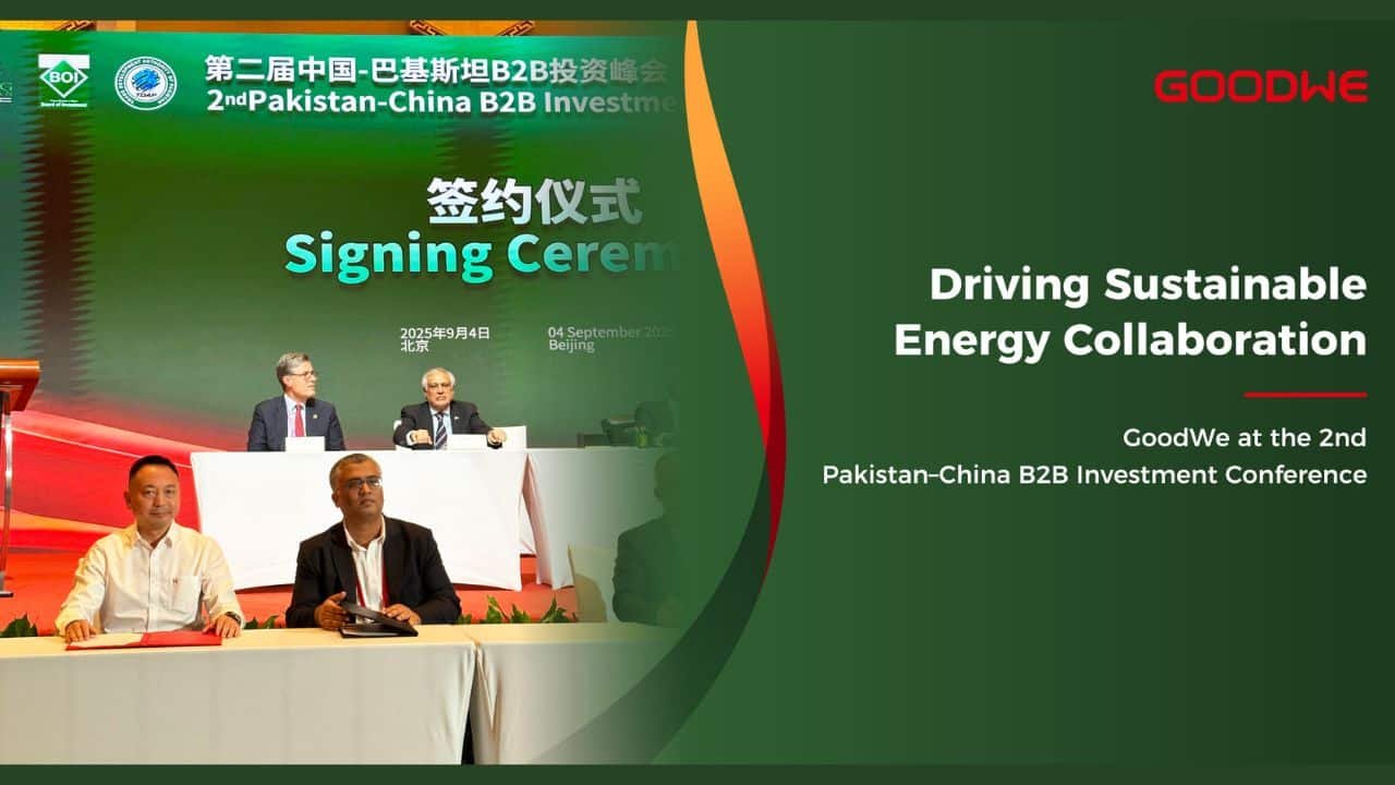 GoodWe Signs Strategic MoU with ZNC in Beijing, Witnessed by Pakistan’s Prime Minister
