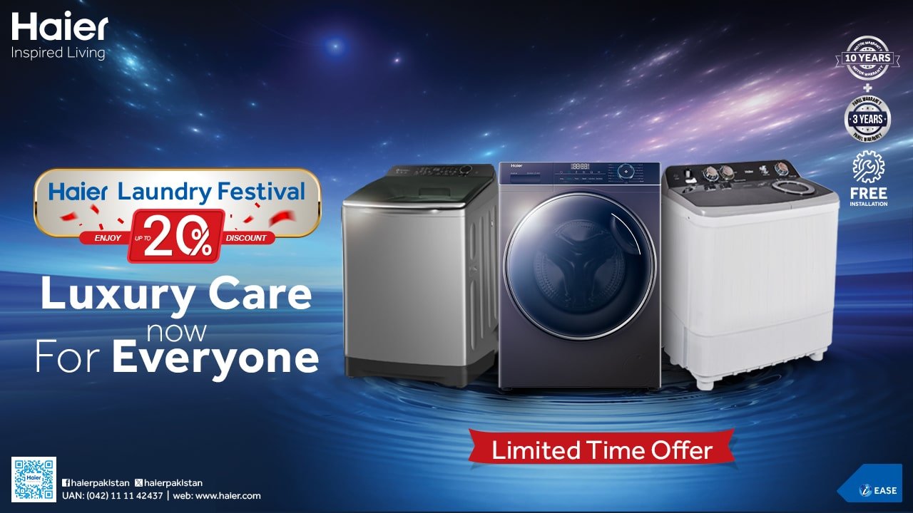 Haier Laundry Festival: Making Your Laundry Experience Seamless with Luxury Care for Everyone