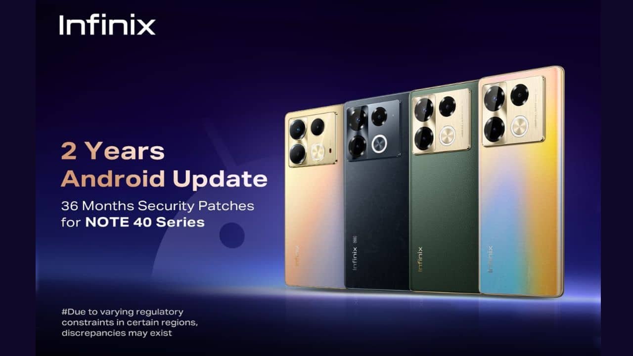Always Up-to-Date: Enjoy the Latest Android Updates on Your Infinix NOTE 40 Series for 2 Years