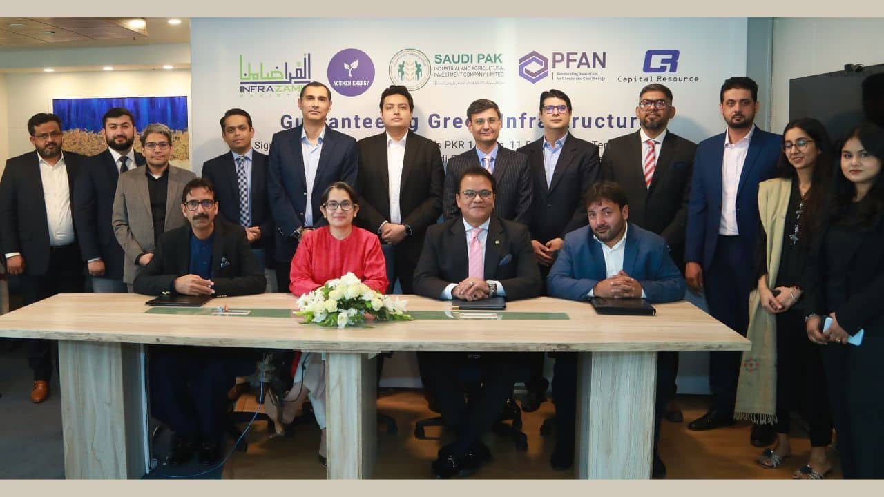 InfraZamin Pakistan and Saudi Pak Co Sign PKR 1.28 Billion Renewable Energy Deal with Acumen Energy for 11.5 Years
