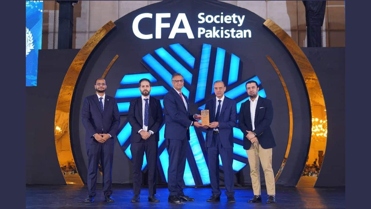 Mobilink Bank Wins 3rd Consecutive ‘Best Digital Banking Services’ Award (Microfinance) at CFA Society Pakistan’s Annual Excellence Awards