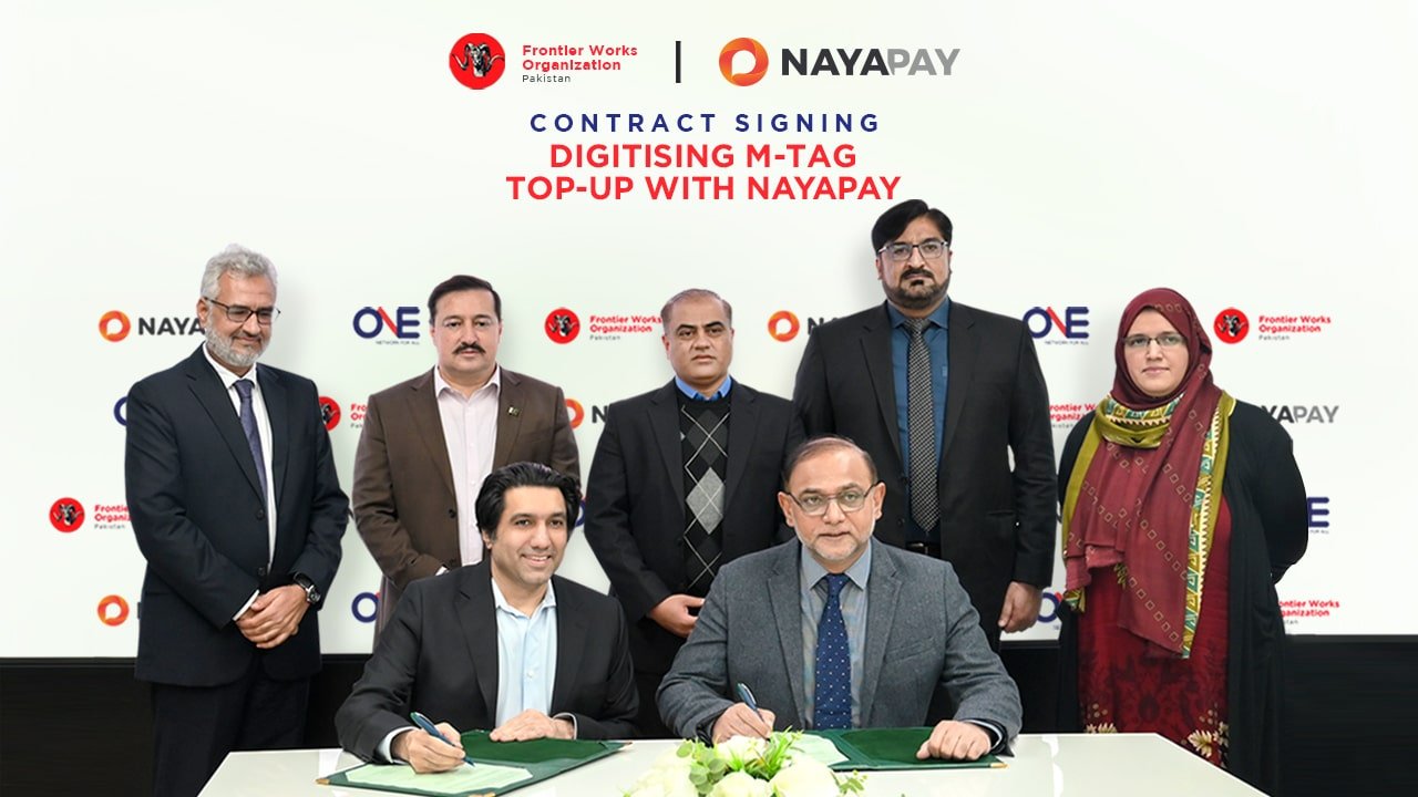 NayaPay and Frontier Works Organization (FWO) Partner to Digitize M-Tag Payments in Pakistan