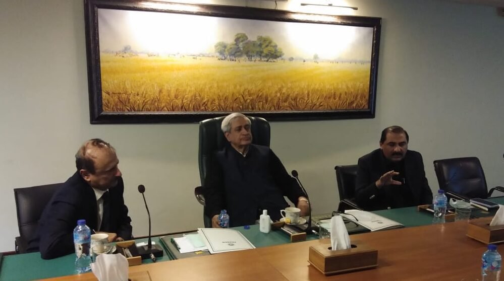 Chairman PITB Presents Federal Food Security Portal to Food Minister