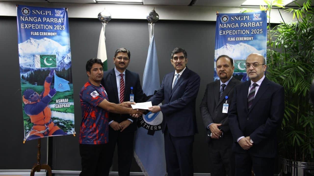 Another Historic Expedition by Sui Northern Gas Mountaineer: Ashraf Sadpara Departs to Conquer Nanga Parbat