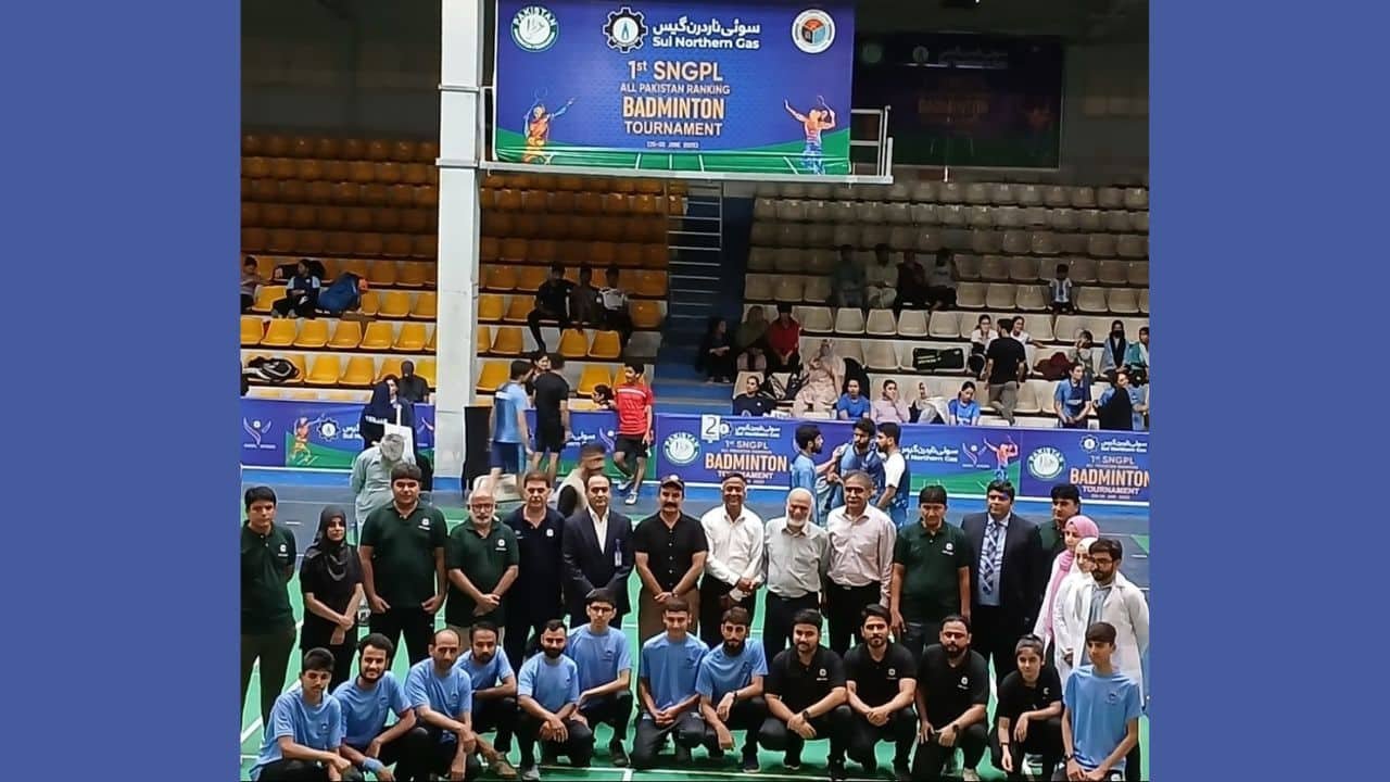 SNGPL Organizes All Pakistan Badminton Tournament Featuring Top Teams