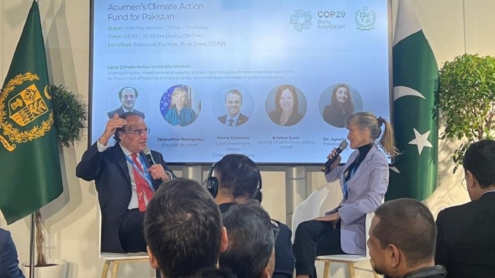 Finance Minister Stresses Innovative Climate Solutions at COP29 to Aid Vulnerable Communities 