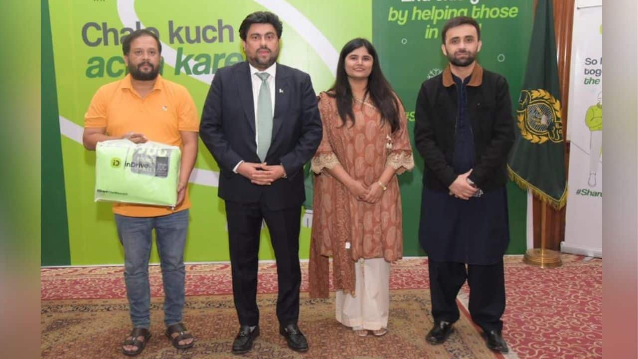 Governor Sindh Supports inDrive’s Ride to Donate Initiative in Collaboration with JDC