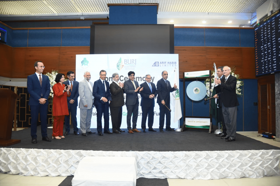 PSX Holds Gong Ceremony on Listing of Burj Clean Energy Modaraba